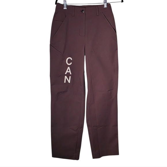 lululemon athletica Pants - Lululemon Carpenter HR Pant TCA Water Repellent Barrel Leg Pants Brown Size 26